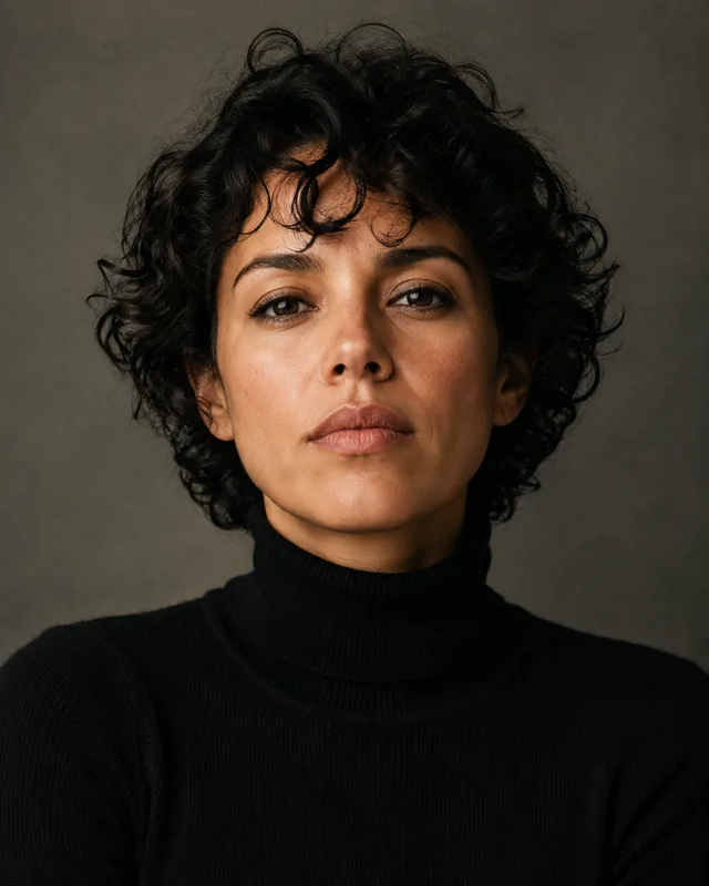 Luc&iacute;a Verte, guest at the booth