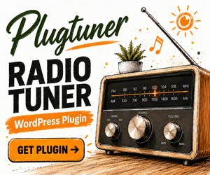 Plugtuner Radio Tuner — a WordPress plugin. Get the plugin.