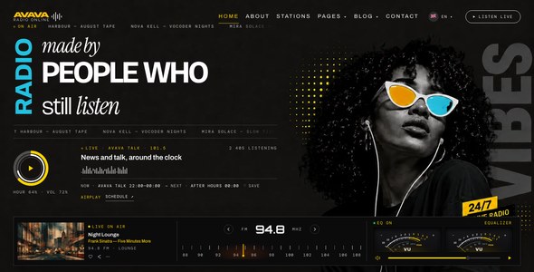 Avava Online - New Functionality Radio