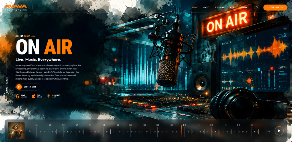 Dark Style - Cyber Neon Radio