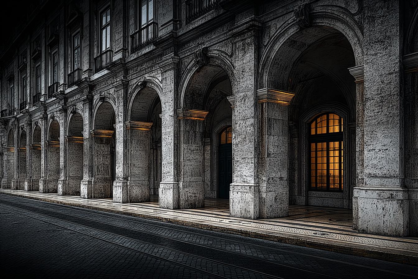 Rossio Arcade, Lisbon — retail