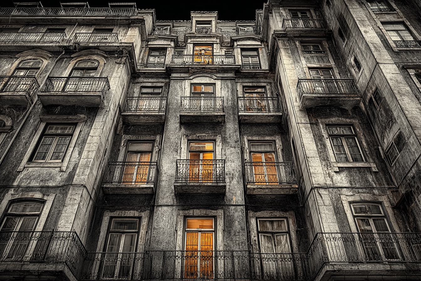 The block from the street