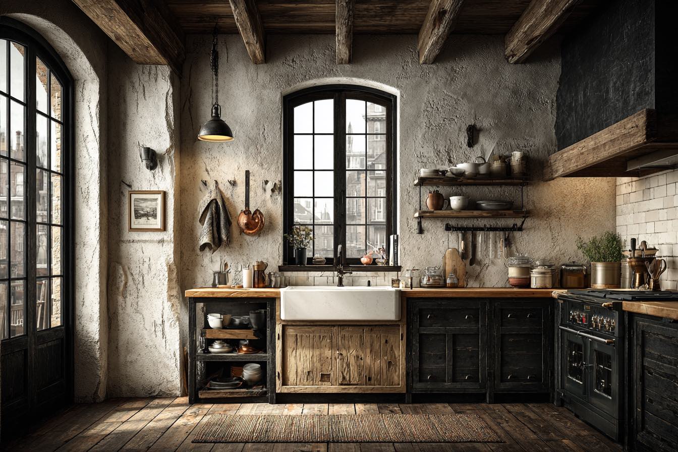 The kitchen, rebuilt in 2019