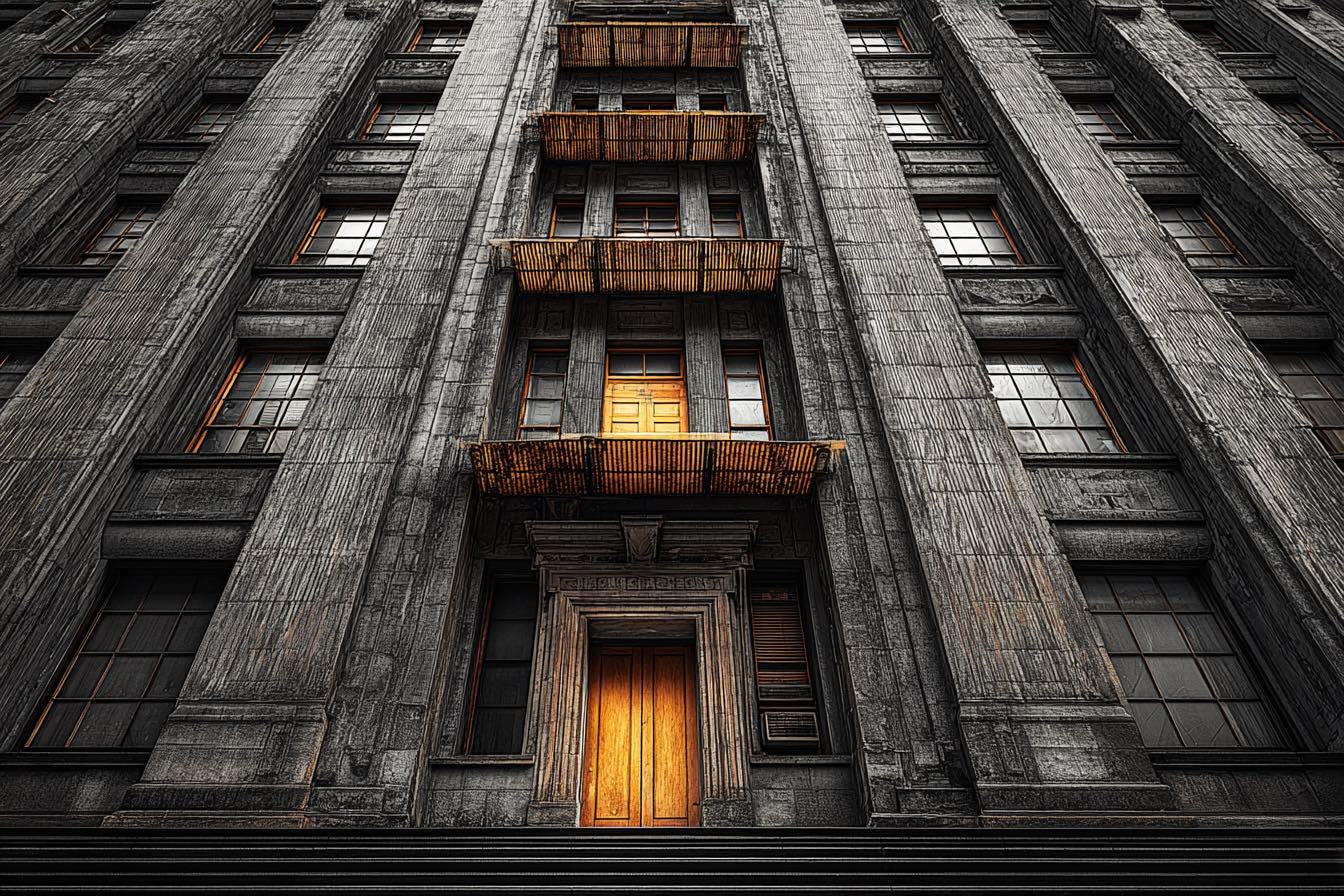 The 1904 building seen from the street
