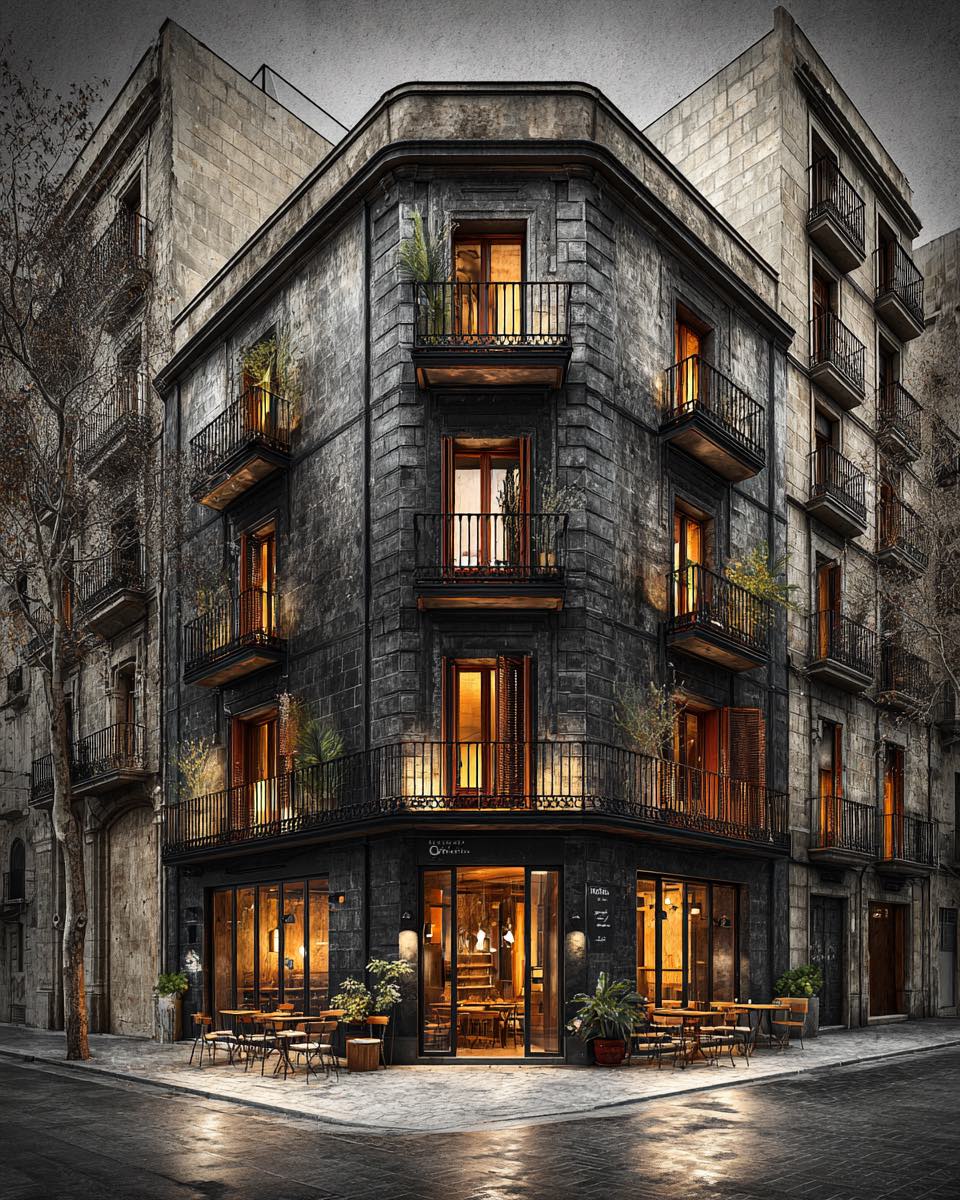 Studio Verde, a studio flat overlooking the park