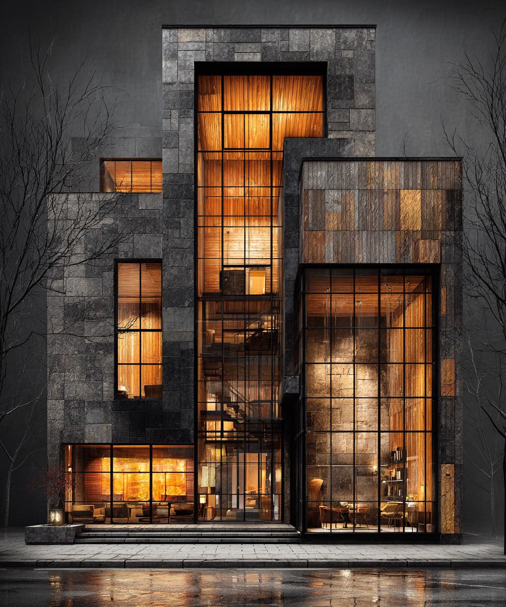 Lantern House, a corner apartment in the city centre