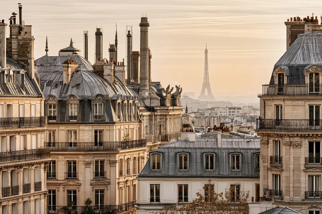 Paris rooftops