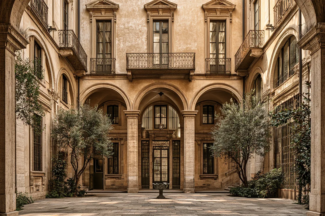 Milan courtyards