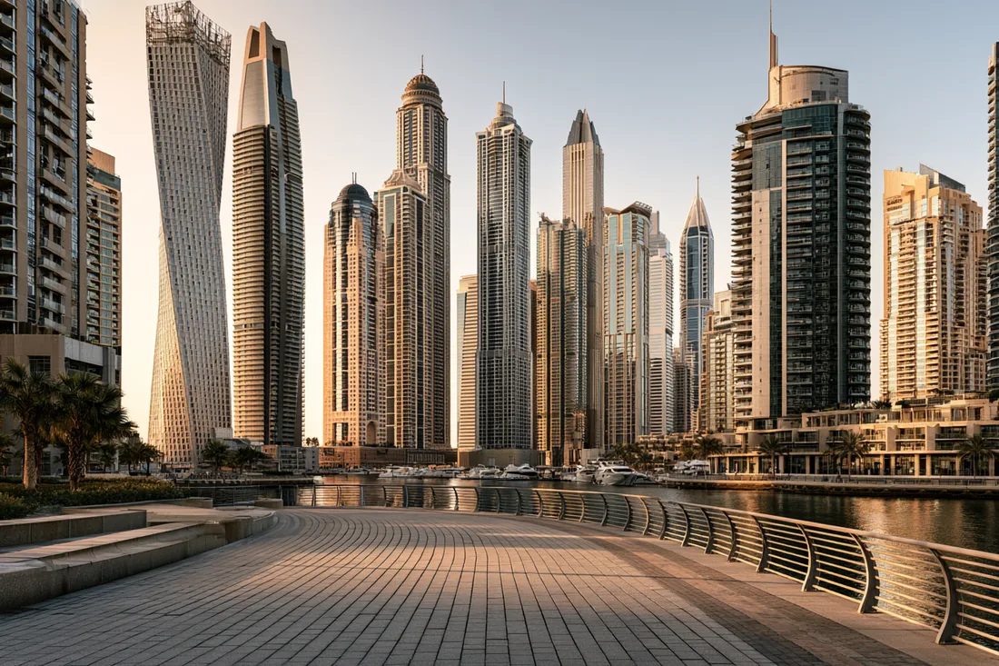 Dubai marina towers