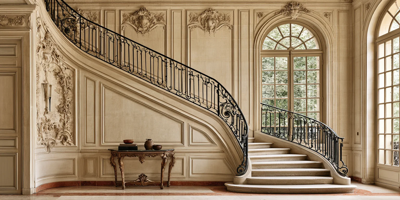 Rue de Verneuil — Stair and landing