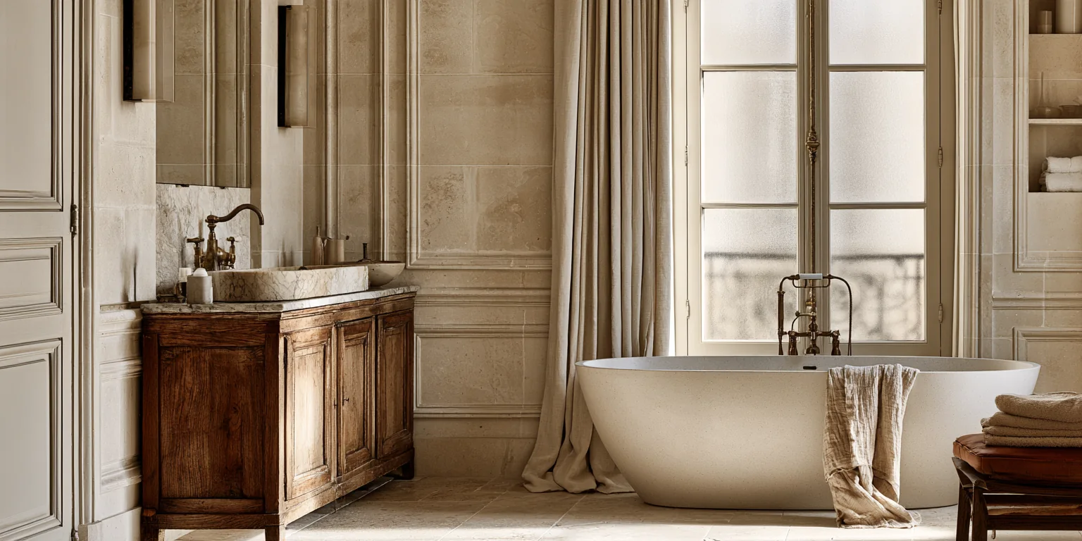 Rue de Verneuil — Bathroom, second floor