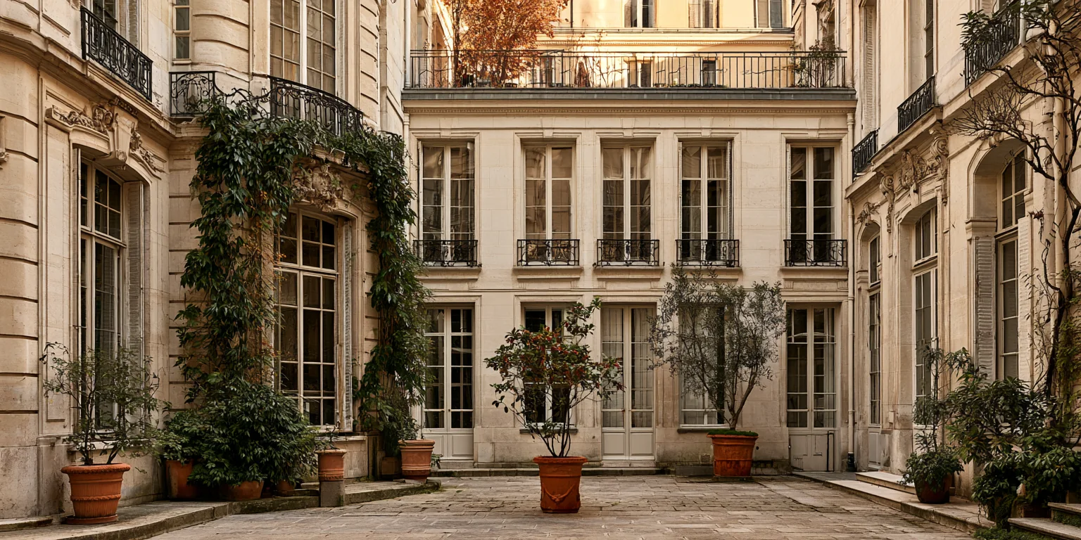 The courtyard the minutes keep arguing about, rue Jacob