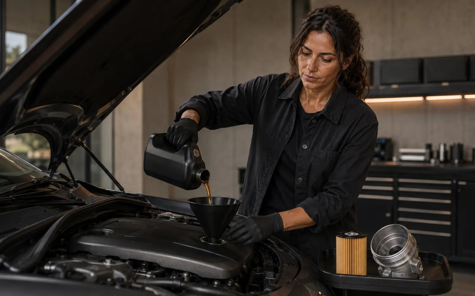 Synthetic oil & filter