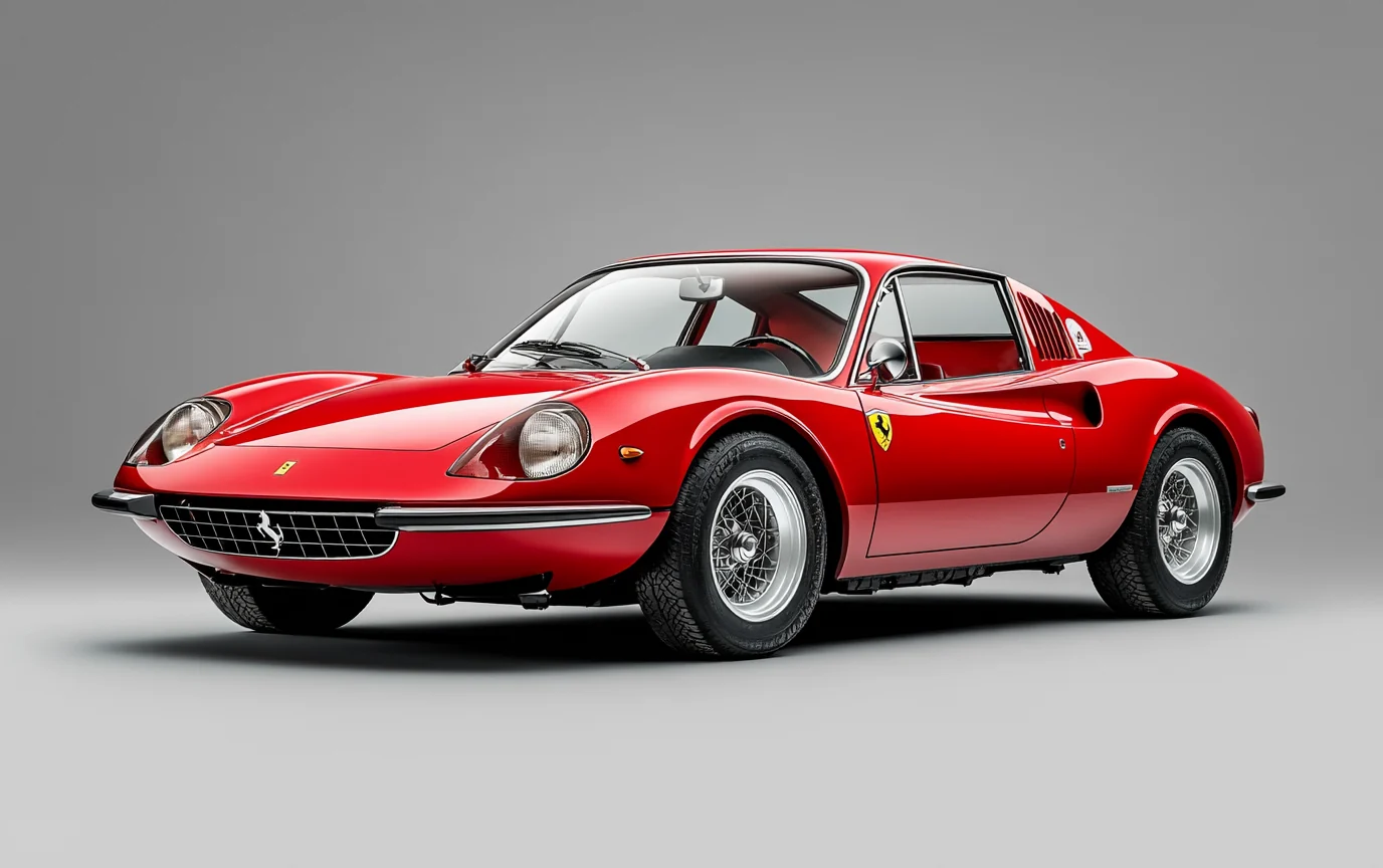 Ferrari Dino 246 GT, three-quarter front view