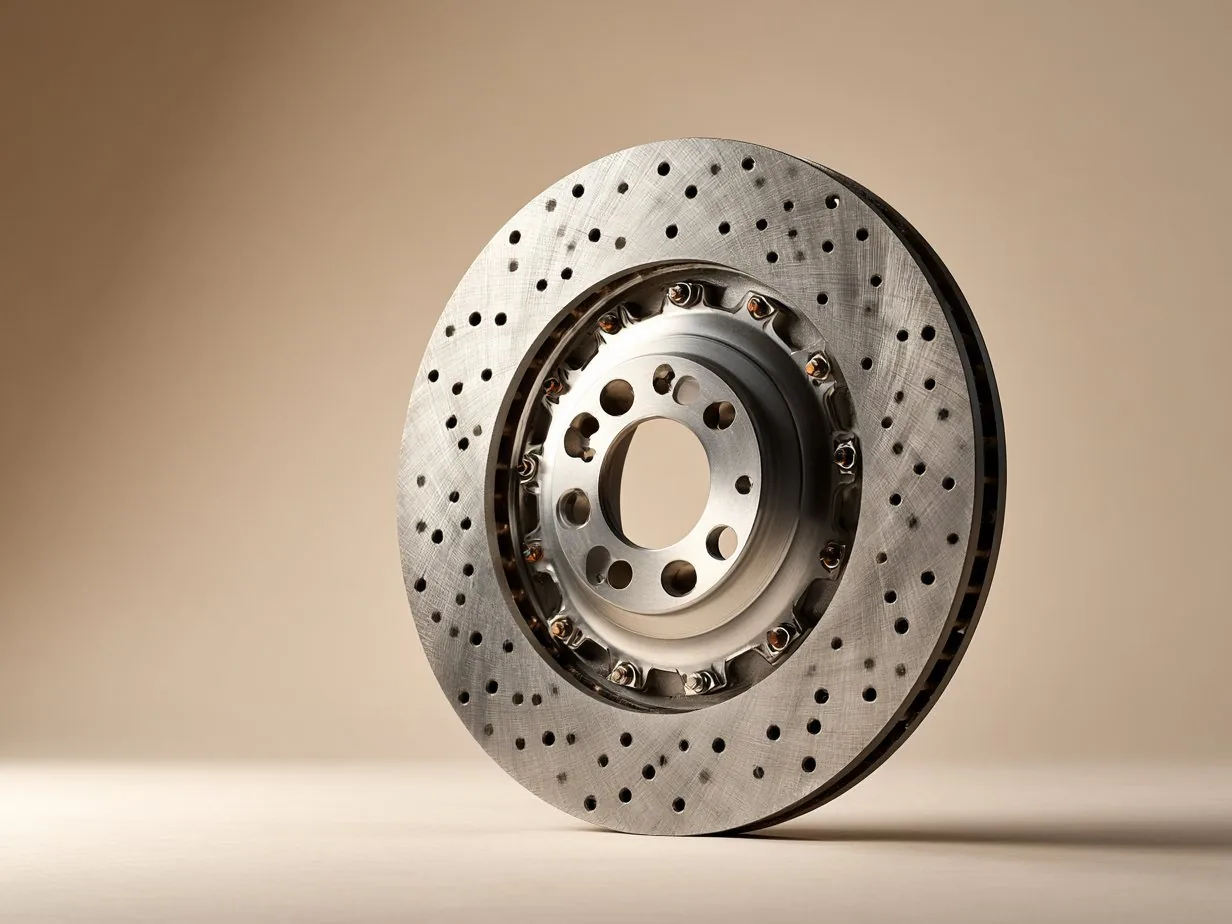 Disc, cross-drilled