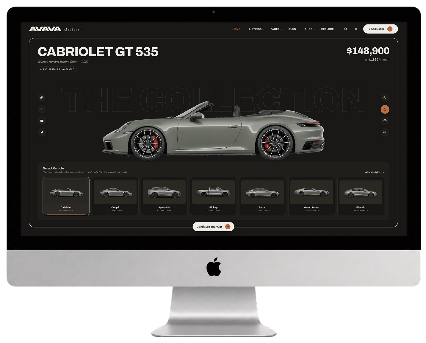 AVAVA Motors – Car Dealer & Automotive Marketplace HTML Template - 2