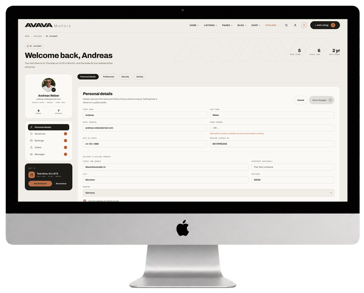 AVAVA Motors – Car Dealer & Automotive Marketplace HTML Template - 3