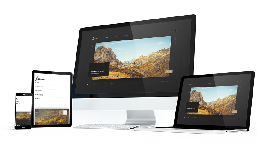 laterna bootstrap photography template