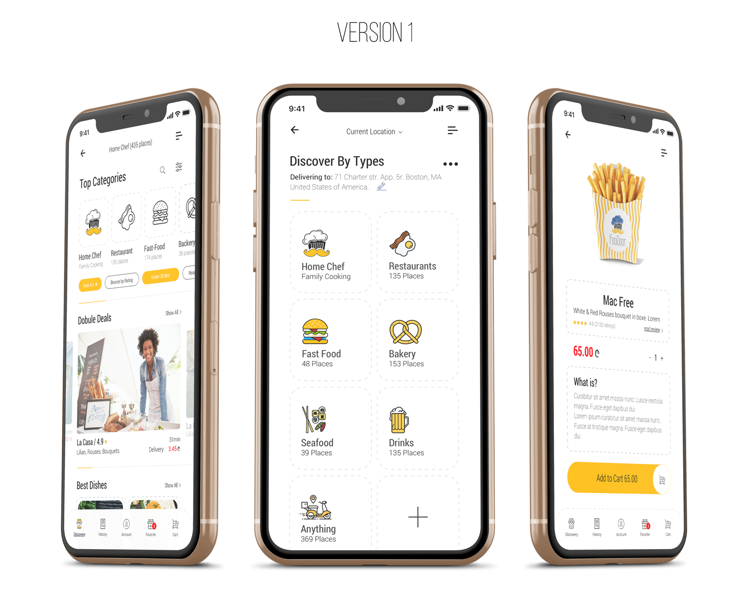 Dobule - Food Delivery UI Kit for Mobile App - 2