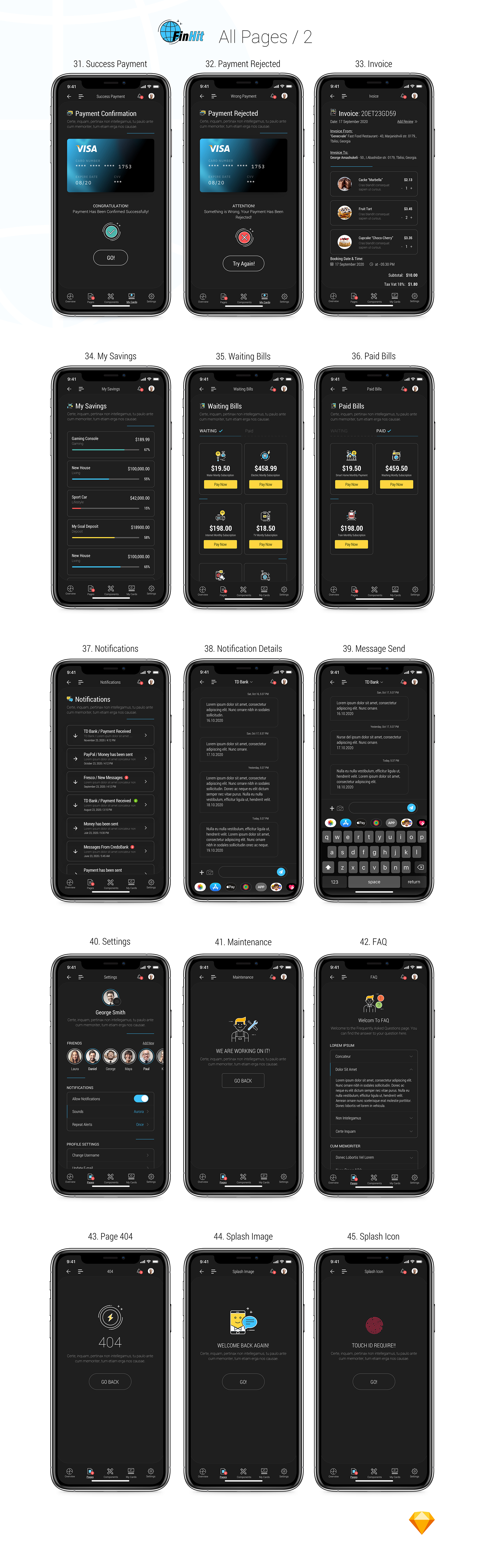 FinHit - Wallet & Banking UI Kit for iOS & Android - 12