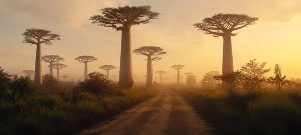 Madagascar — the avenue of baobabs