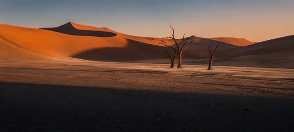 Namibia — the Sossusvlei dunes at sunrise