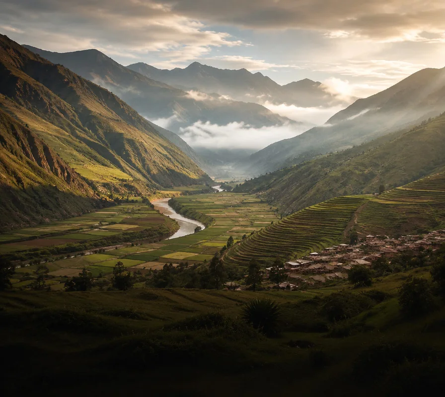 Salt pans in the Sacred Valley