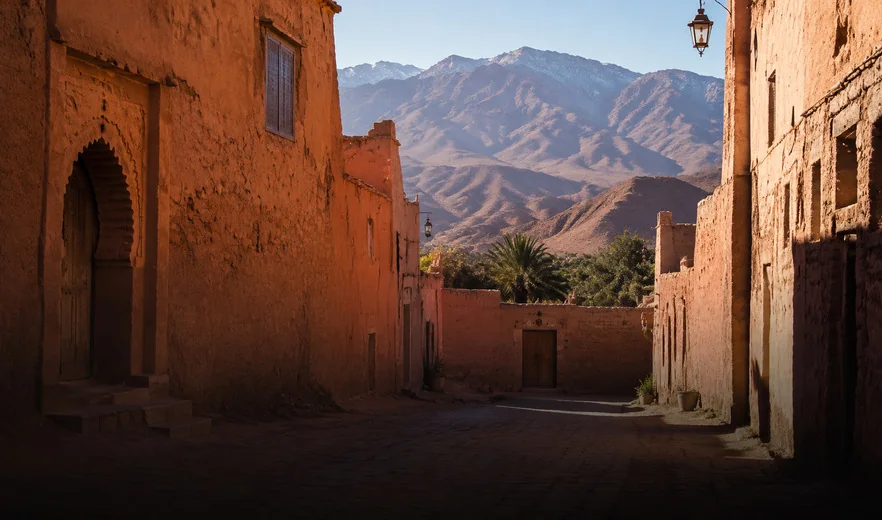 A lane in the Marrakesh medina