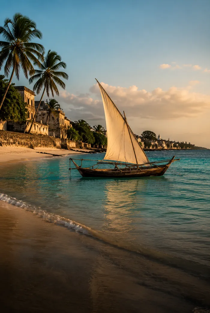 Zanzibar — dhow sailing
