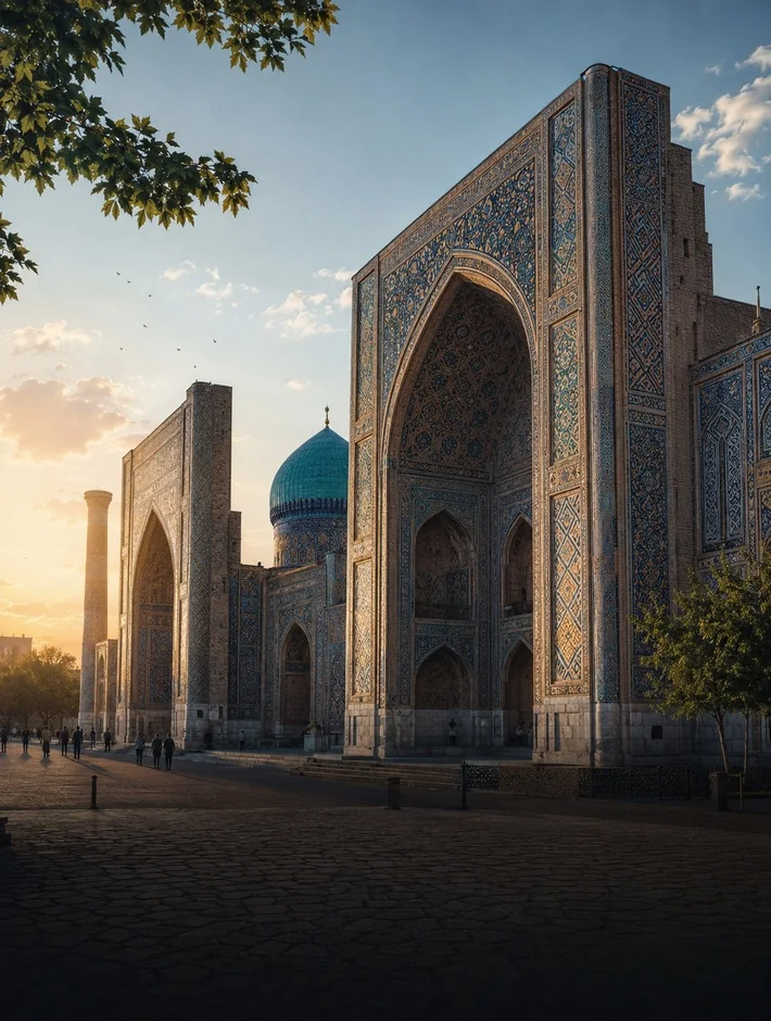 Asia — tilework on the Silk Road