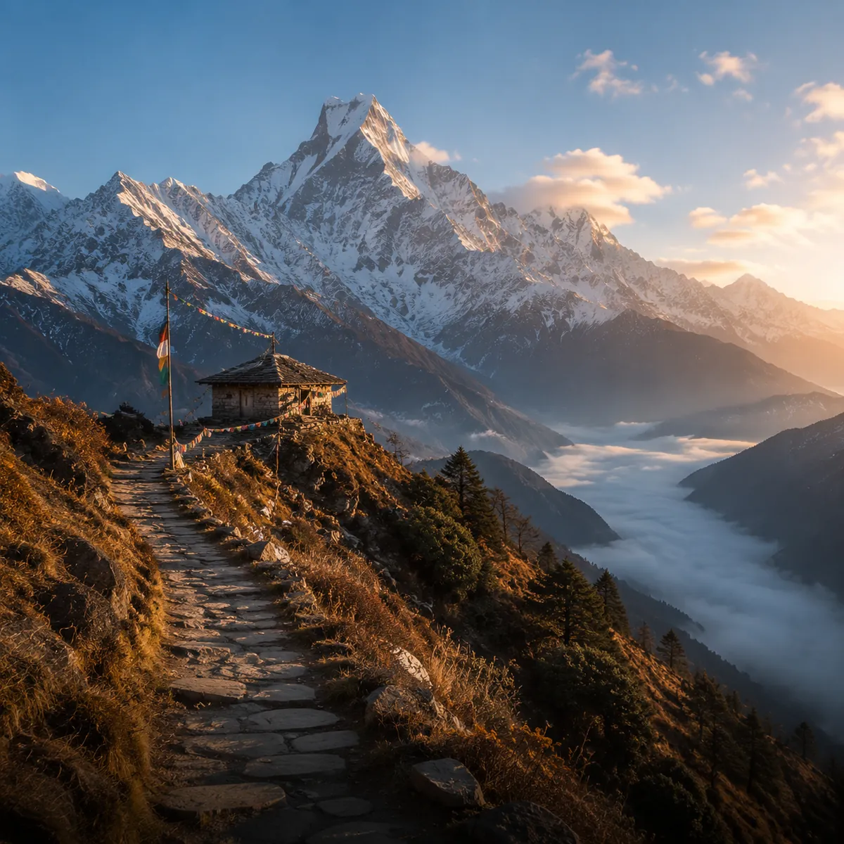 Nepal — the Annapurna foothills